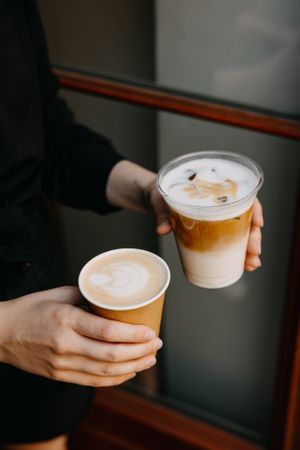 We've got coffees to go! at Share Sweet and Espresso Bar in Prague