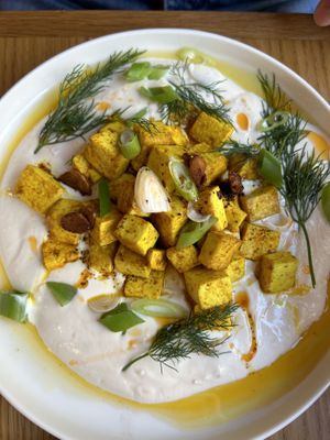 Turkish eggs  at Share Sweet and Espresso Bar in Prague