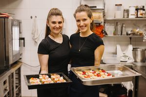 Our pastry chefs   at Share Sweet and Espresso Bar in Prague