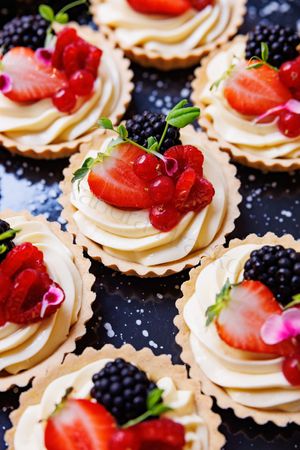 Fruit tart at Share Sweet and Espresso Bar in Prague