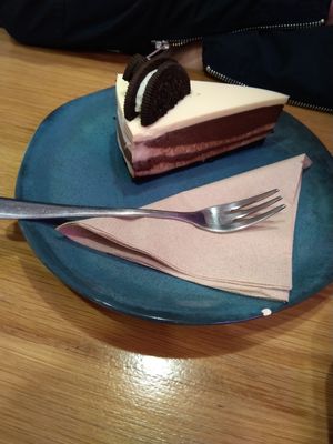 Oreo cheesecake at Share Sweet and Espresso Bar in Prague