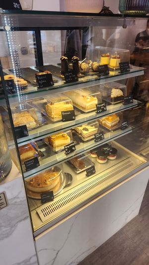 Sweet options at Share Sweet and Espresso Bar in Prague