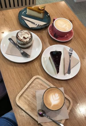 Huge Variety of cakes!   at Share Sweet and Espresso Bar in Prague