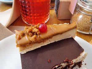 Lotus cake at Share Sweet and Espresso Bar in Prague