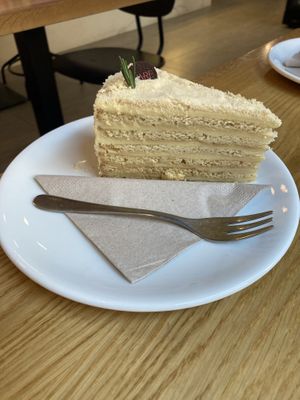 Rum cake!  at Share Sweet and Espresso Bar in Prague