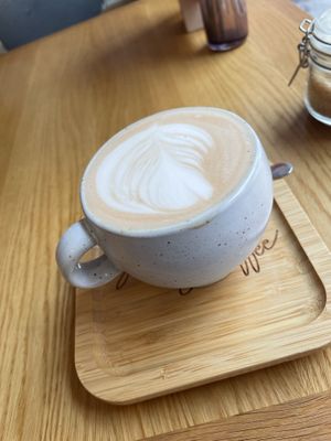 Chai latte  at Share Sweet and Espresso Bar in Prague