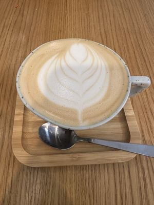 Latte   at Share Sweet and Espresso Bar in Prague