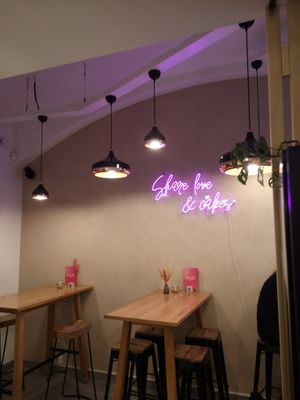 Inside at Share Sweet and Espresso Bar in Prague