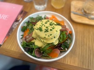 Eggs Benedict   at Share Sweet and Espresso Bar in Prague