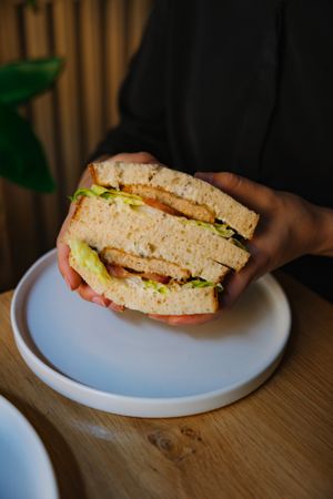 Caesar Sandwich at Share Sweet and Espresso Bar in Prague