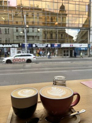   at Share Sweet and Espresso Bar in Prague