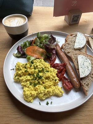 Tofu scramble   at Share Sweet and Espresso Bar in Prague