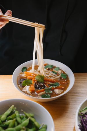 Miso soup at Share Sweet and Espresso Bar in Prague