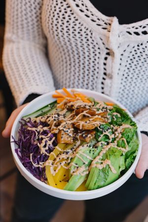Poke Bowl at Share Sweet and Espresso Bar in Prague