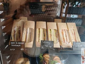 Sandwich at Share Sweet and Espresso Bar in Prague