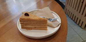 Rumovnik cake at Share Sweet and Espresso Bar in Prague