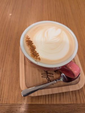 Gingerbread latte at Share Sweet and Espresso Bar in Prague