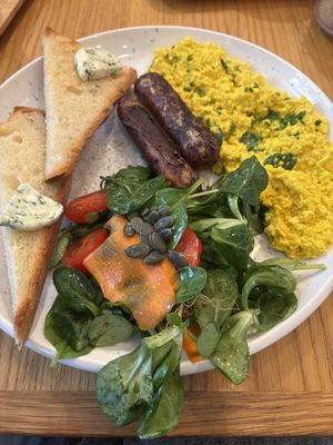 Scramble tofu  at Share Sweet and Espresso Bar in Prague