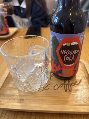 Czech coke  at Share Sweet and Espresso Bar in Prague
