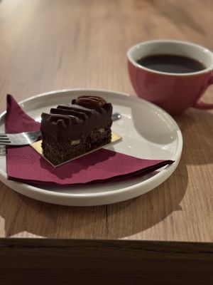“Snickers” cake  at Share Sweet and Espresso Bar in Prague