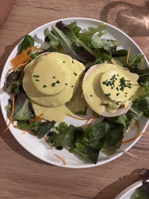 Tofu benny  at Share Sweet and Espresso Bar in Prague