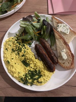 Tofu scramblee  at Share Sweet and Espresso Bar in Prague