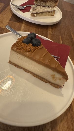 Lotus cheesecake   at Share Sweet and Espresso Bar in Prague
