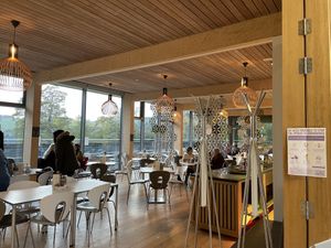 The restaurant  at Ochiltree's Cafe in Melrose