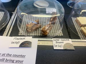 Vegan desserts at Ochiltree's Cafe in Melrose