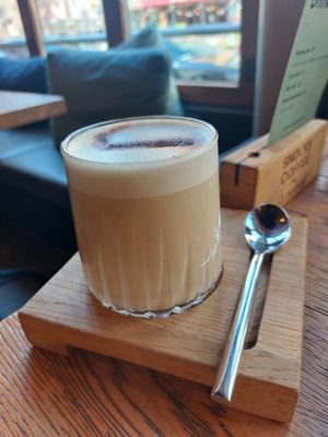 Chai latte at Snocks Coffee in Mannheim