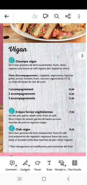New vegan choices at Dame Tartine in Montreal
