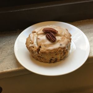 Vegan maple scone at 2Beans in New York City