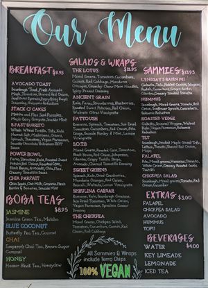 Menu at Seaside Eatery in Key Largo
