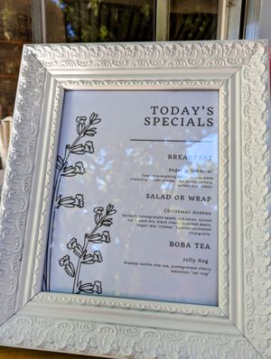 Example of Daily Specials Menu at Seaside Eatery in Key Largo