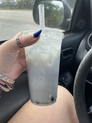 Blue Coconut Boba tea   at Seaside Eatery in Key Largo