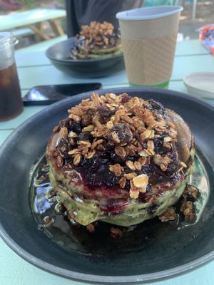 Well earned pancakes. Amazing and sweet heaven   at Seaside Eatery in Key Largo