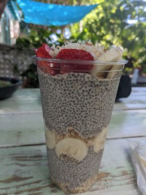 Chia parfait at Seaside Eatery in Key Largo