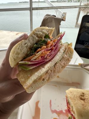 Lyndsay Bahn Mi  at Seaside Eatery in Key Largo