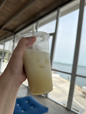 Pina Colada drink  at Seaside Eatery in Key Largo