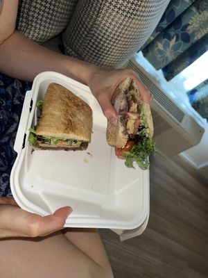 Tempeh Torta (nice Black Bean Paste)  at Seaside Eatery in Key Largo