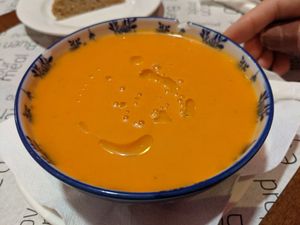 Gazpacho at Vegan Mount in Barcelona