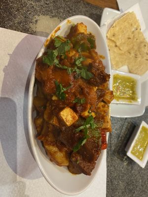 Seitan Dumpling and tofu. Amazing   at Vegan Mount in Barcelona