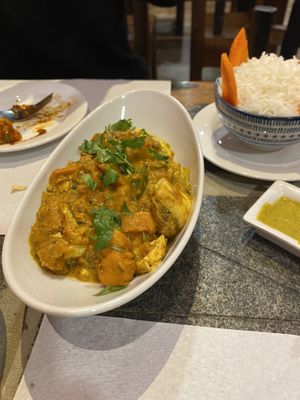 Vegetable curry   at Vegan Mount in Barcelona