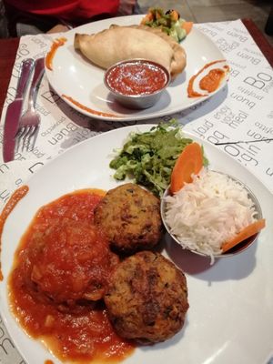 Daily lunch at Vegan Mount in Barcelona