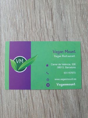  at Vegan Mount in Barcelona