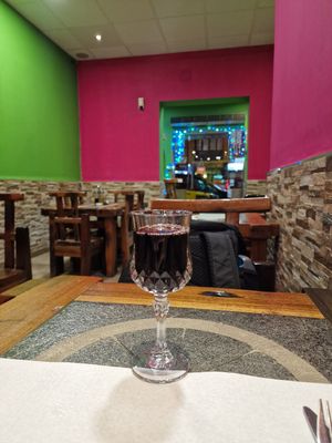 Indoor seating at Vegan Mount in Barcelona