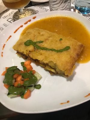 seitan hache  at Vegan Mount in Barcelona