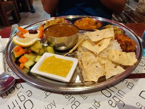 Thali Royal at Vegan Mount in Barcelona