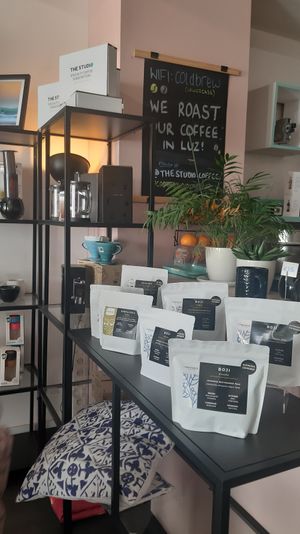 A lot of nice coffee stuff at The Coffee Studio in Lagos