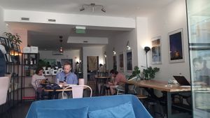 Inside at The Coffee Studio in Lagos